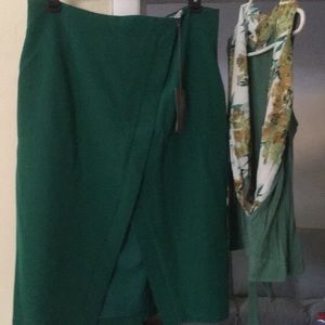 Plus size skirt and body shirt